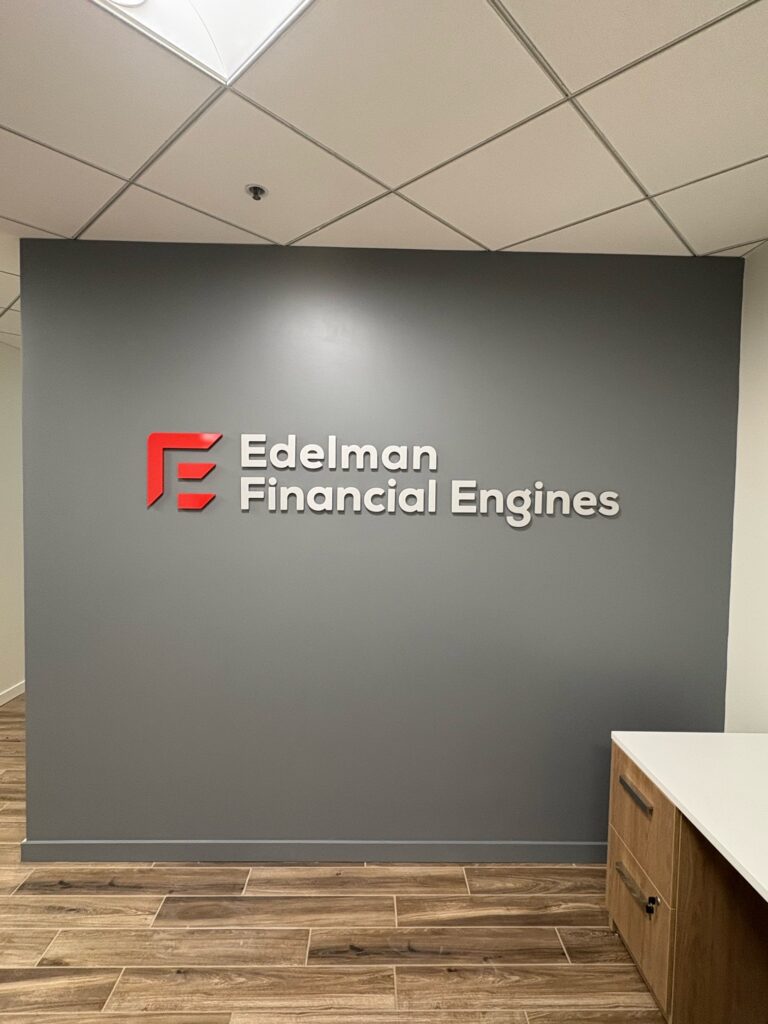 Edelman sign installation in san ramon ca.