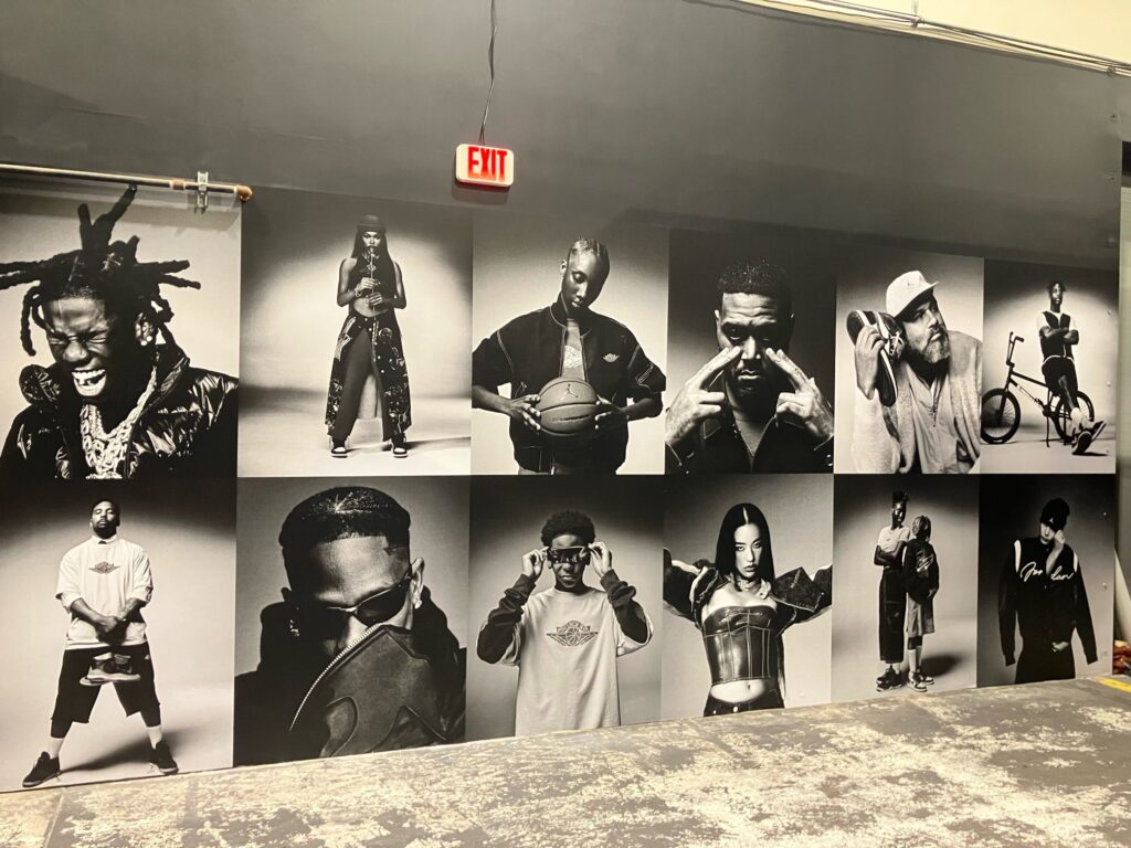 Nike wall graphic istallation in the Bay Area, CA.