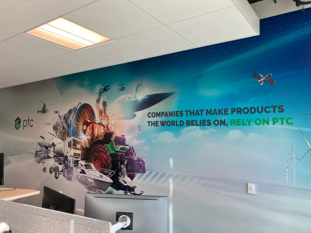 Architectural Graphic installation in the Bay Area, CA.