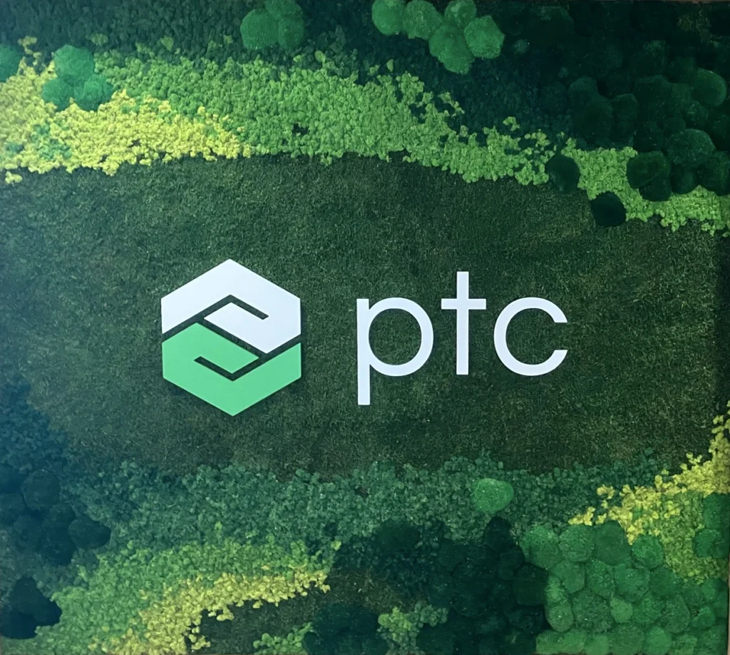 PTC signage installation.