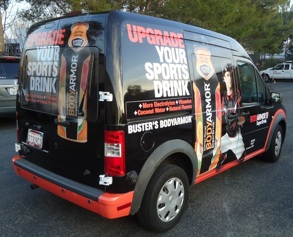 Body Armour van wrap