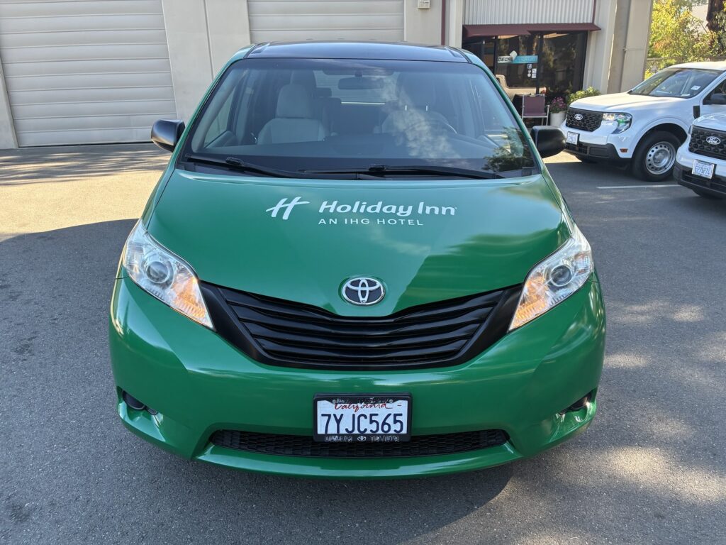 Hood after full wrap